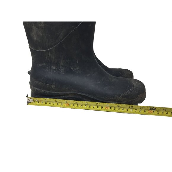 Servus Black Rubber Boots / Rain Boots - Size 12 - Picture 6 of 8